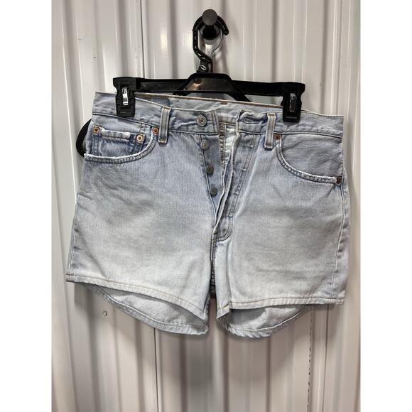 Vintage Levi’s 501 Jean Shorts Women’s Size 31 Y2K Denim 1999 Button Fly - Picture 1 of 7